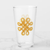 GOLDZELLTIK KNOT Pint Trinkglas Glas (Rückseite)