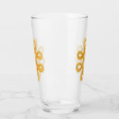 GOLDZELLTIK KNOT Pint Trinkglas Glas (Links)