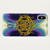 GOLDZELLTISCHE KNOTEN MIT ZWEI DRACHEN Case-Mate iPhone HÜLLE (Rückseite (Horizontal))