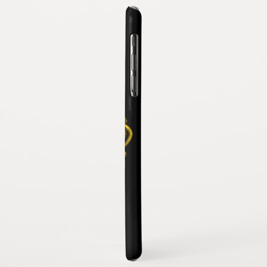 GOLDZELLTISCHE KNOTEN MIT ZWEI DRACHEN Case-Mate iPhone HÜLLE (Hinten/Links)