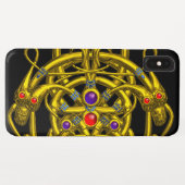 GOLDZELLTISCHE KNOTEN MIT ZWEI DRACHEN Case-Mate iPhone HÜLLE (Rückseite (Horizontal))