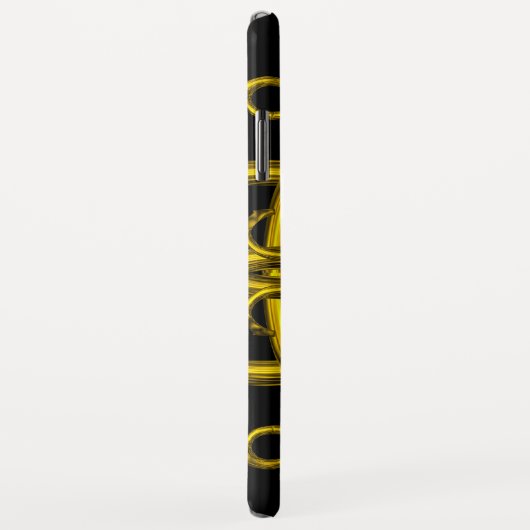 GOLDZELLTISCHE KNOTEN MIT ZWEI DRACHEN Case-Mate iPhone HÜLLE (Hinten/Rechts)