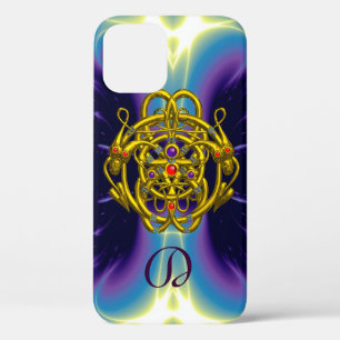 GOLDZELLTISCHE KNOTEN MIT ZWEI-DRAGONEN-MONOGRAMM Case-Mate iPhone HÜLLE