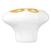 GOLDZELLTISCHER KNOCHENKNOCHEN-Keramik Keramikknauf (Seitenansicht)