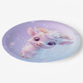 Goldziege Pappteller (Schrägansicht)