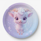 Goldziege Pappteller (Vorderseite)