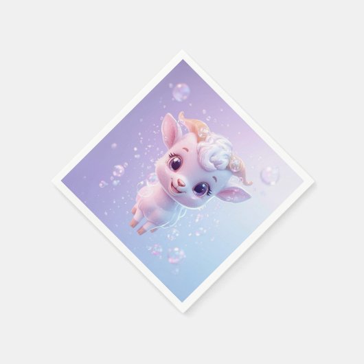 Goldziege Serviette (Ecke)