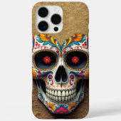 Goldzucker-Schädel Case-Mate iPhone Hülle (Rückseite)