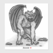 Golem Gargoyle Aufkleber (Blatt)