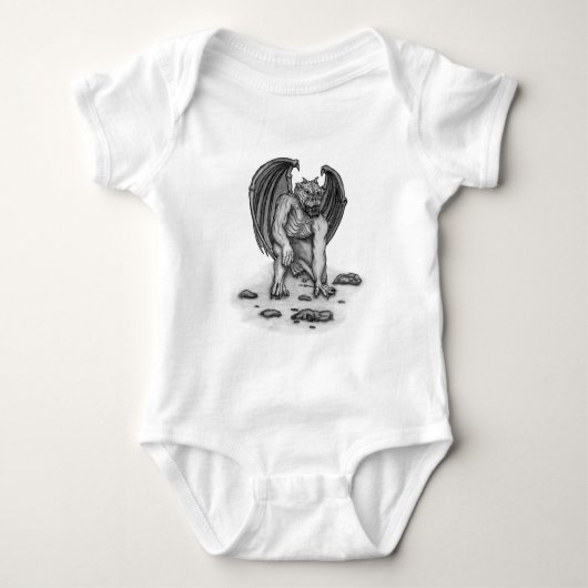 Golem Gargoyle Baby Strampler (Vorderseite)