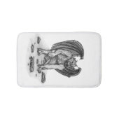 Golem Gargoyle Badematte (Vorderseite)