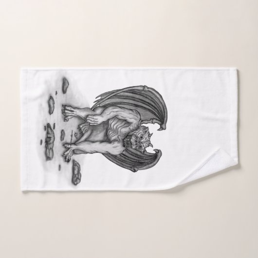 Golem Gargoyle Badhandtuch Set (Handtuch)