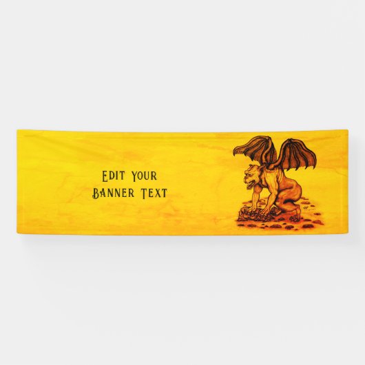 Golem Gargoyle Banner (Horizontal)