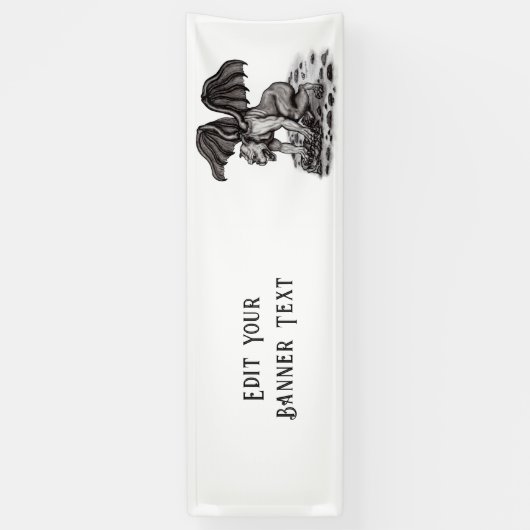 Golem Gargoyle Banner (Vertikal)