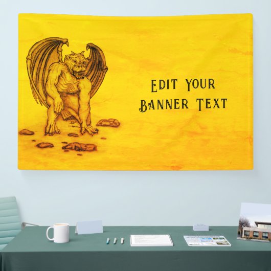 Golem Gargoyle Banner (Messe)