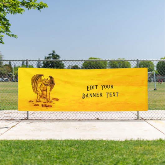 Golem Gargoyle Banner (InSitu)