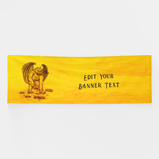 Golem Gargoyle Banner (Horizontal)