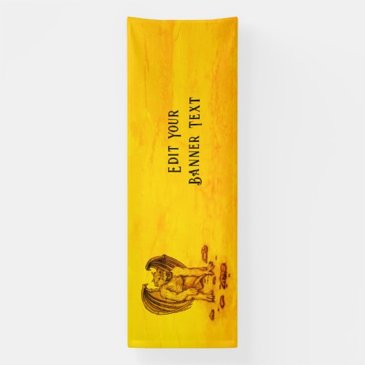 Golem Gargoyle Banner (Vertikal)