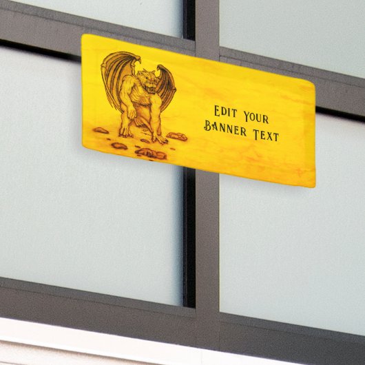 Golem Gargoyle Banner (Draußen Gebäude)