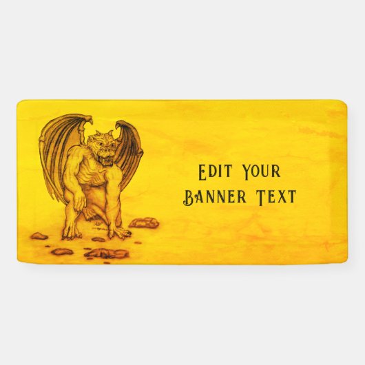 Golem Gargoyle Banner (Horizontal)