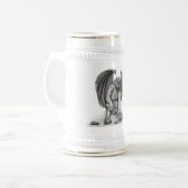 Golem Gargoyle Bierglas (Vorderseite Links)