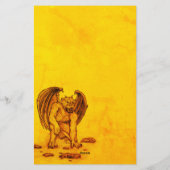 Golem Gargoyle Briefpapier (Rückseite)