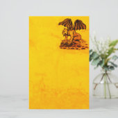 Golem Gargoyle Briefpapier (Stehend Vorderseite)