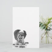 Golem Gargoyle Briefpapier (Stehend Vorderseite)