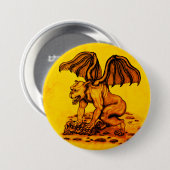 Golem Gargoyle Button (Vorne & Hinten)