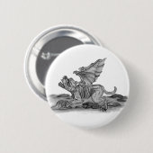 Golem Gargoyle Button (Vorne & Hinten)