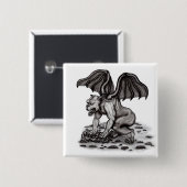 Golem Gargoyle Button (Vorne & Hinten)