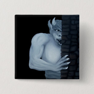 Golem - Gargoyle Button