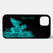 Golem Gargoyle Case-Mate iPhone Hülle (Rückseite (Horizontal))