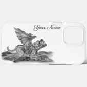 Golem Gargoyle Case-Mate iPhone Hülle (Rückseite (Horizontal))