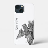 Golem Gargoyle Case-Mate iPhone Hülle (Rückseite)