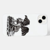 Golem Gargoyle Case-Mate iPhone Hülle (Rückseite (Horizontal))