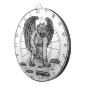 Golem Gargoyle Dartscheibe (Vorderseite rechts)