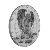 Golem Gargoyle Dartscheibe (Vorderseite Links)