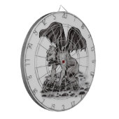 Golem Gargoyle Dartscheibe (Vorderseite Links)