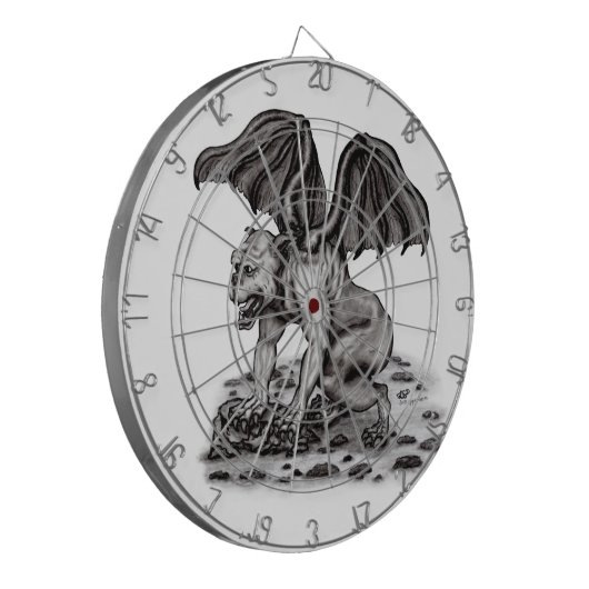 Golem Gargoyle Dartscheibe (Vorderseite Links)