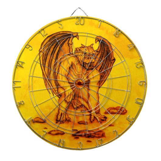 Golem Gargoyle Dartscheibe (vorne)