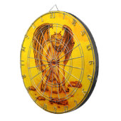 Golem Gargoyle Dartscheibe (Vorderseite rechts)