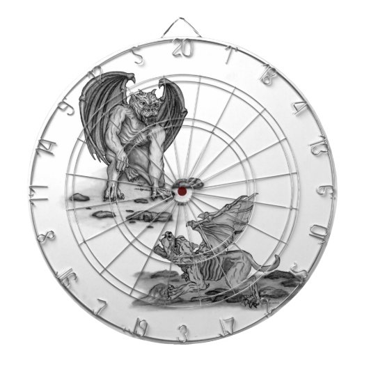 Golem Gargoyle Dartscheibe (vorne)