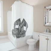 Golem Gargoyle Duschvorhang (Beispiel)