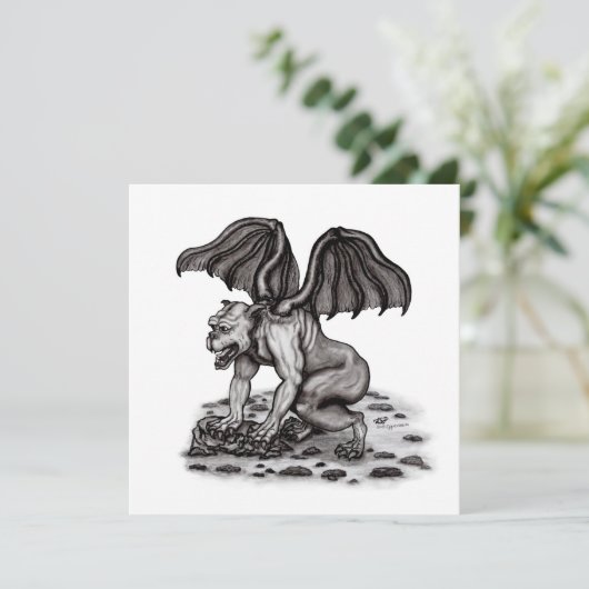 Golem Gargoyle Flachkarte (Stehend Vorderseite)