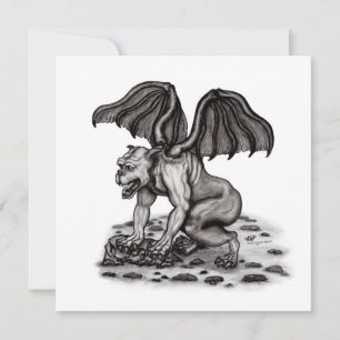 Golem Gargoyle Flachkarte