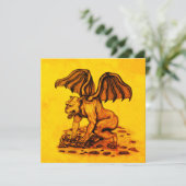 Golem Gargoyle Flachkarte (Stehend Vorderseite)