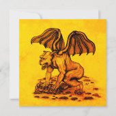 Golem Gargoyle Flachkarte (Vorderseite)