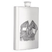 Golem Gargoyle Flachmann (Rechts)