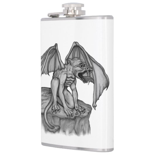 Golem Gargoyle Flachmann (Links)